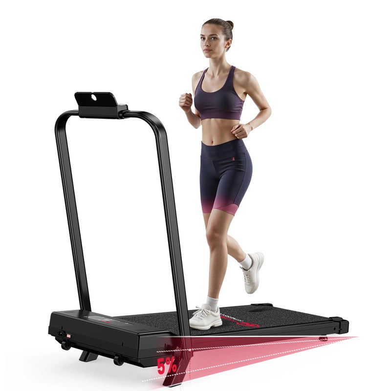 TAPIS ROULANT A LED - VELOCIT¨¤ 10 KM/H, DESIGN PIEGHEVOLE E CORRIMANO PER USO DOMESTICO