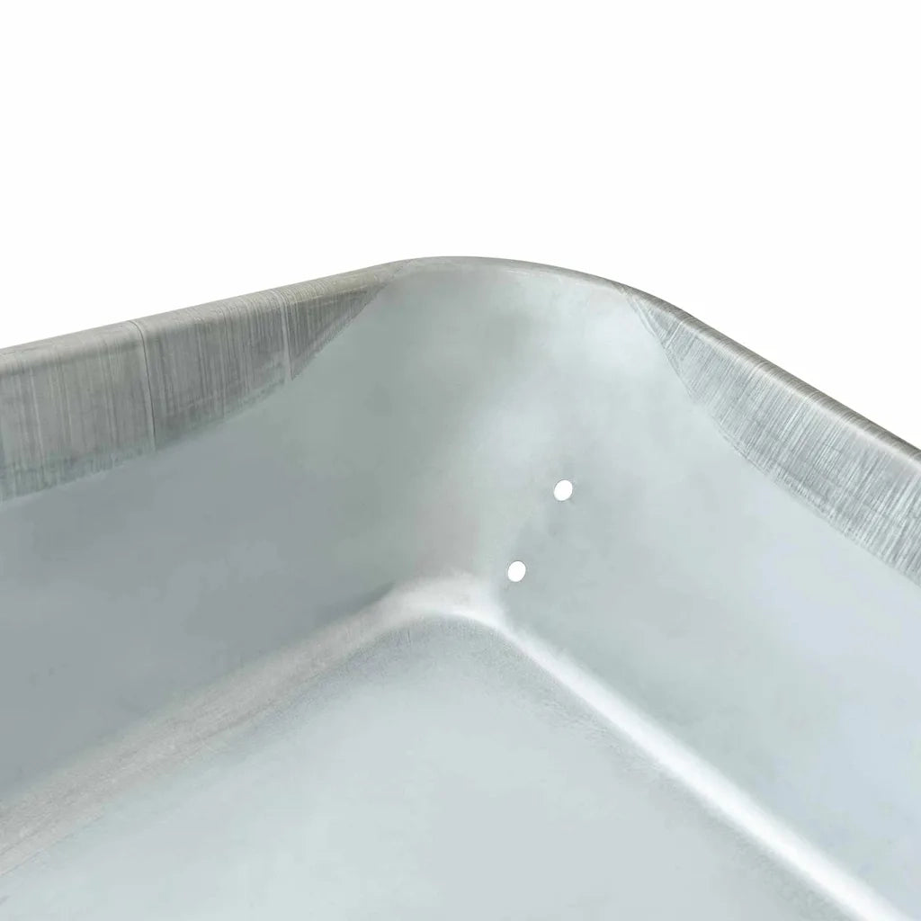 Sostituzione Vassoio Carriola Argento 90 x 63 x 28 cm Acciaio