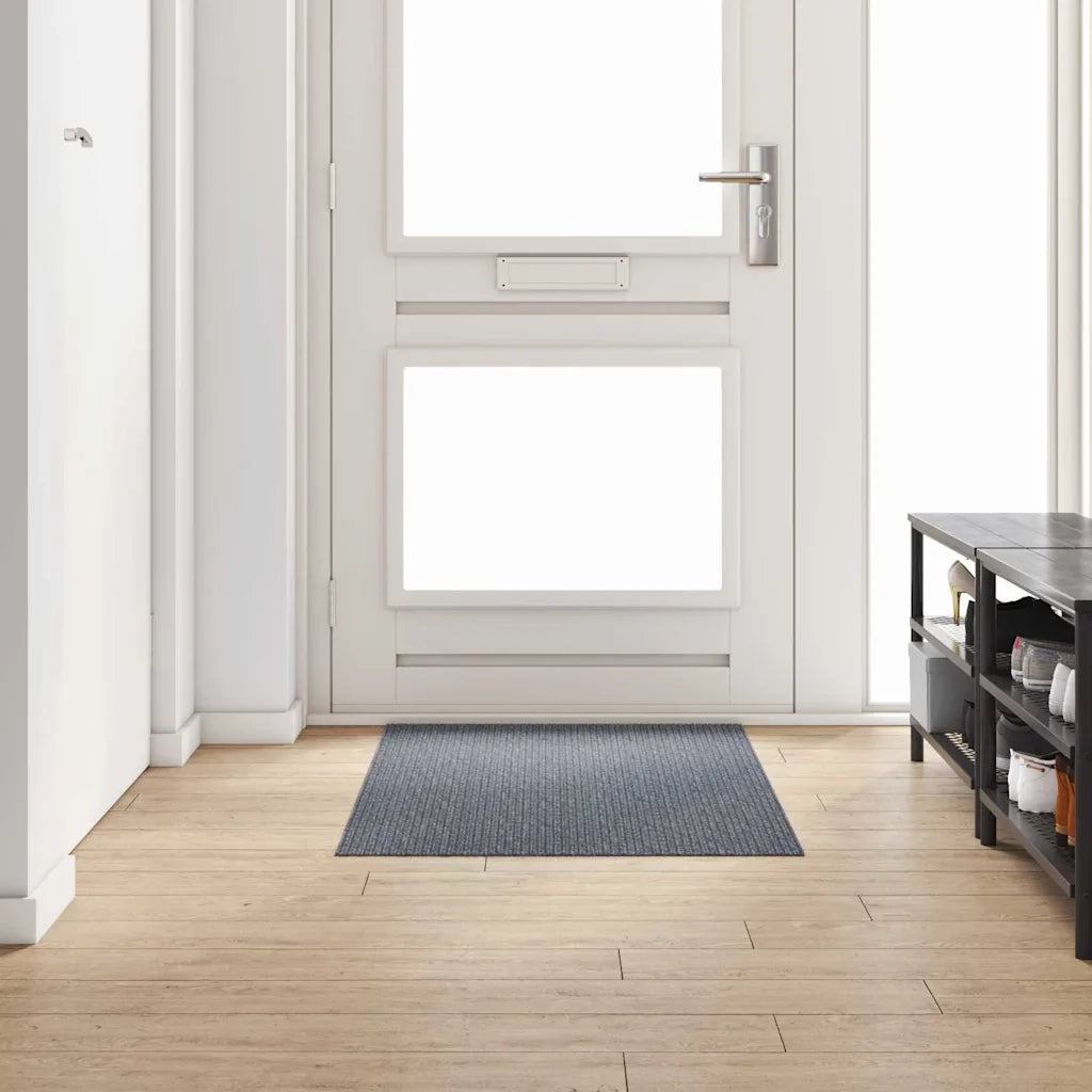 Runner in Moquette Grigio 80 x 150 cm Tessuto