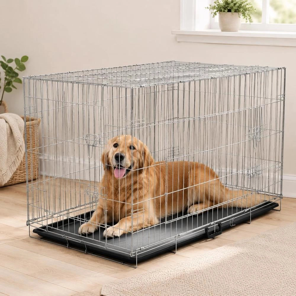 Foldable Metal Dog Crate XXL
