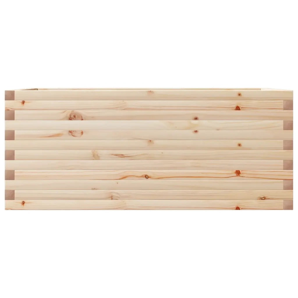 Fioriera da Giardino 110x60x45,5 cm in Legno Massello di Pino
