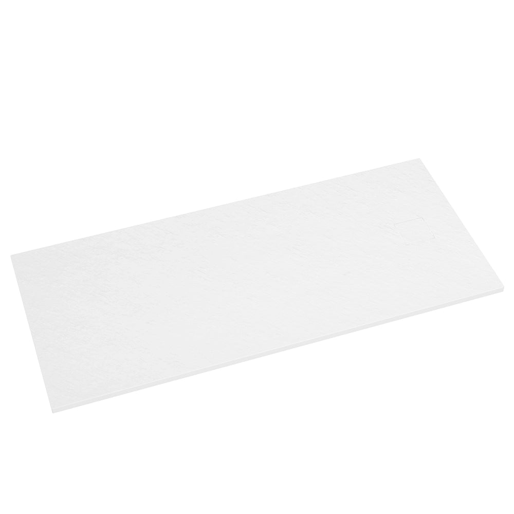 Piatto doccia 80x170 cm colore bianco effetto pietra | Samos