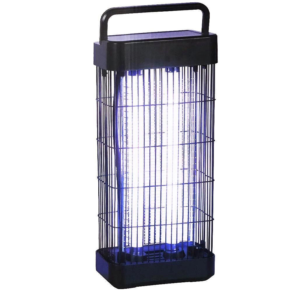 Zanzariera Elettrica Anti Zanzare Mosche 2 Lampade UV Elettroinsetticida Slim