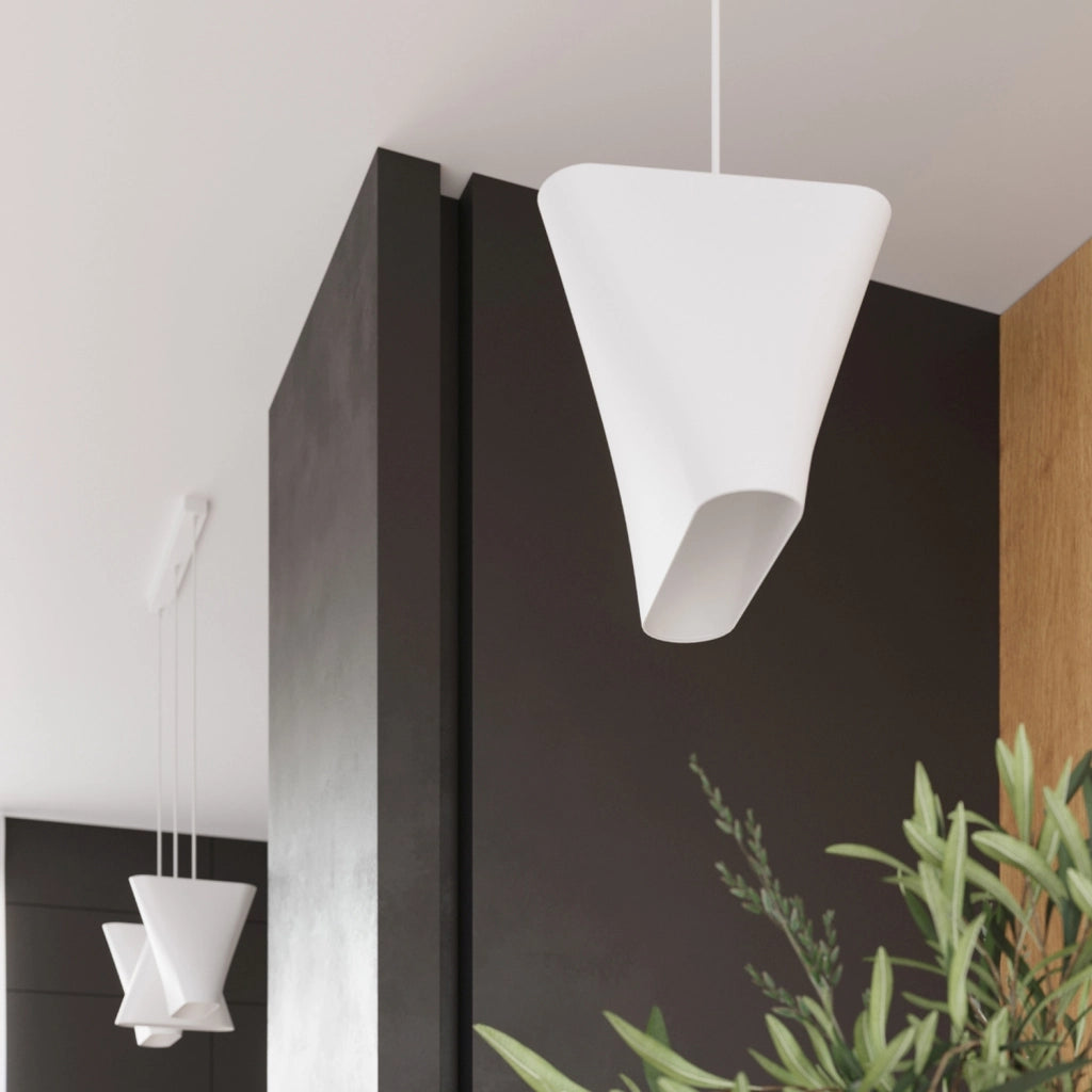 Lampada a sospensione Fioran bianca E27 15W Pure Lume