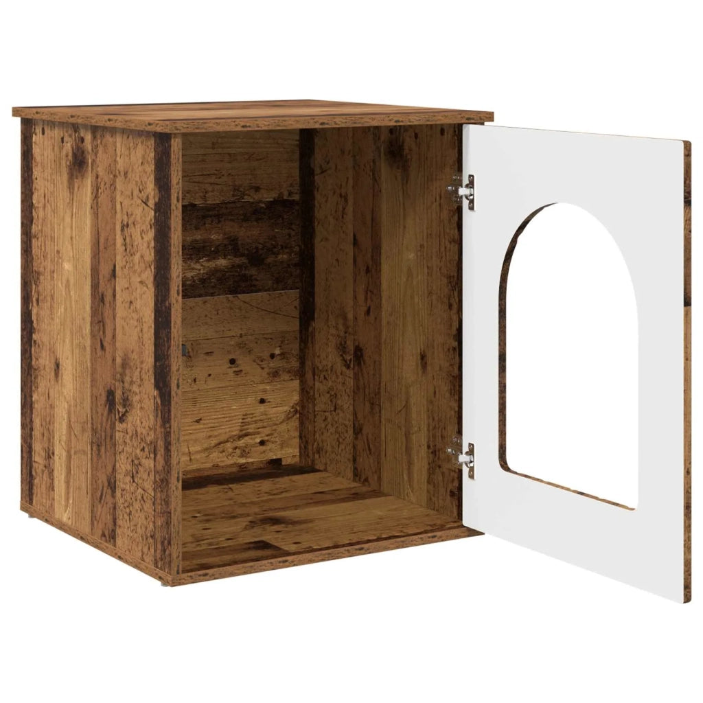 Casa per Gatti Legno vecchio 53 x 52 x 62 cm Legno multistrato