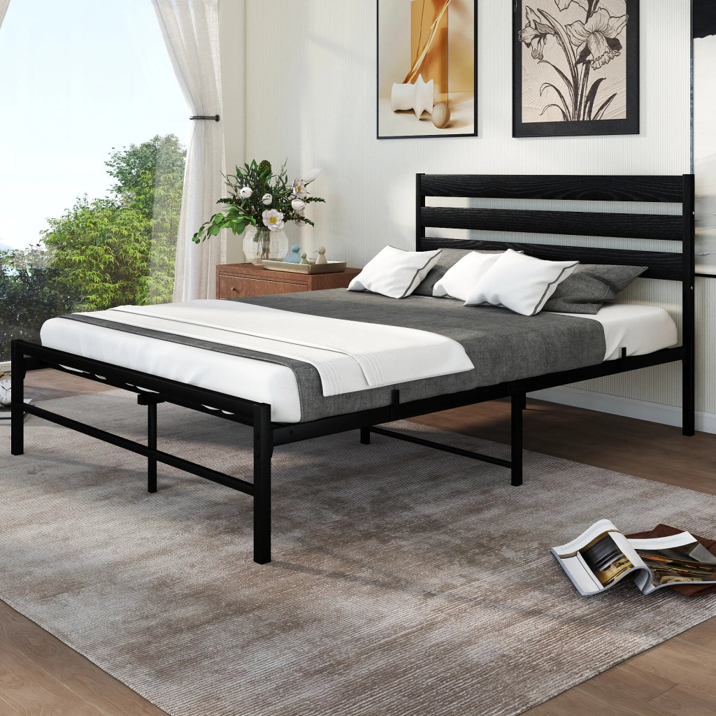 Letto singolo 140x200 cm, colore nero