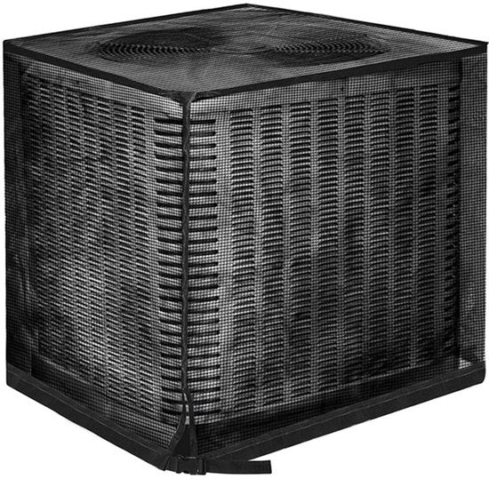 Copertura per Unità Esterna dell'Air Conditioner - Protezione contro Foglie - Adattabile Chiusura - 80x80x90 cm - Materiale Resine/Nylon Durevole