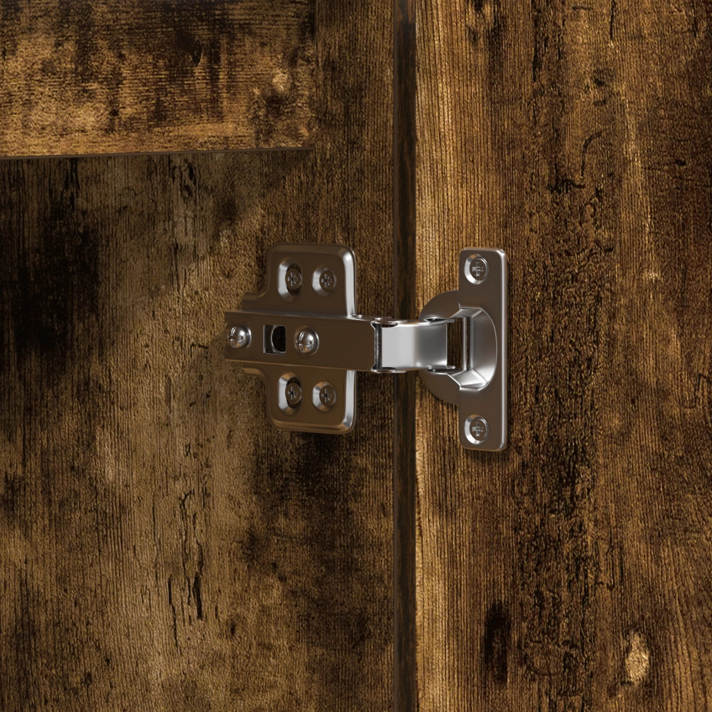 Mobile TV Affumicato 100x38x49 cm Legno ingegnerizzato