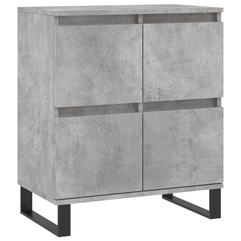 Buffet credenza cassettiera armadio mobile contenitore organizer per cucina soggiorno salotti 3 pezzi legno ingegnerizzato grigio 02_0037140