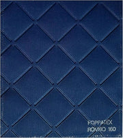 Tessuto Ecopelle Nautica Tappezzeria Alta Qualità "POPPATEX" - Colore ROMBO BLU ROYAL 160 - Morbida e Resistente - Vendita al Metro - H.140