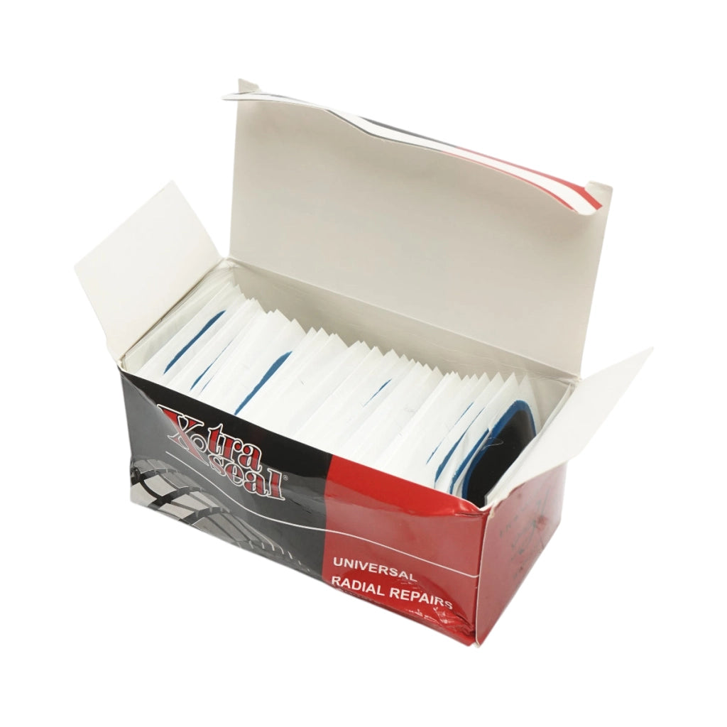Toppe di vulcanizzazione quadrate 57x57mm per camere d'aria X-TRA SEAL
