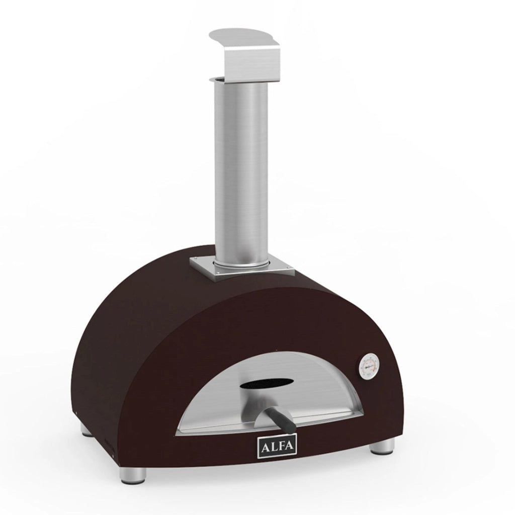 Forno a Legna da Esterno 73x55x48 cm Alfa Nano Copper