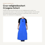 Cryoveiligheidschort con Temperatura Ultrabassa - Attrezzatura di Sicurezza Cryogenica - Camera Freddo - Conservazione a Basso Temperatura - 90CM - Tre Livelli di Isolamento - Gilet di Isolamento