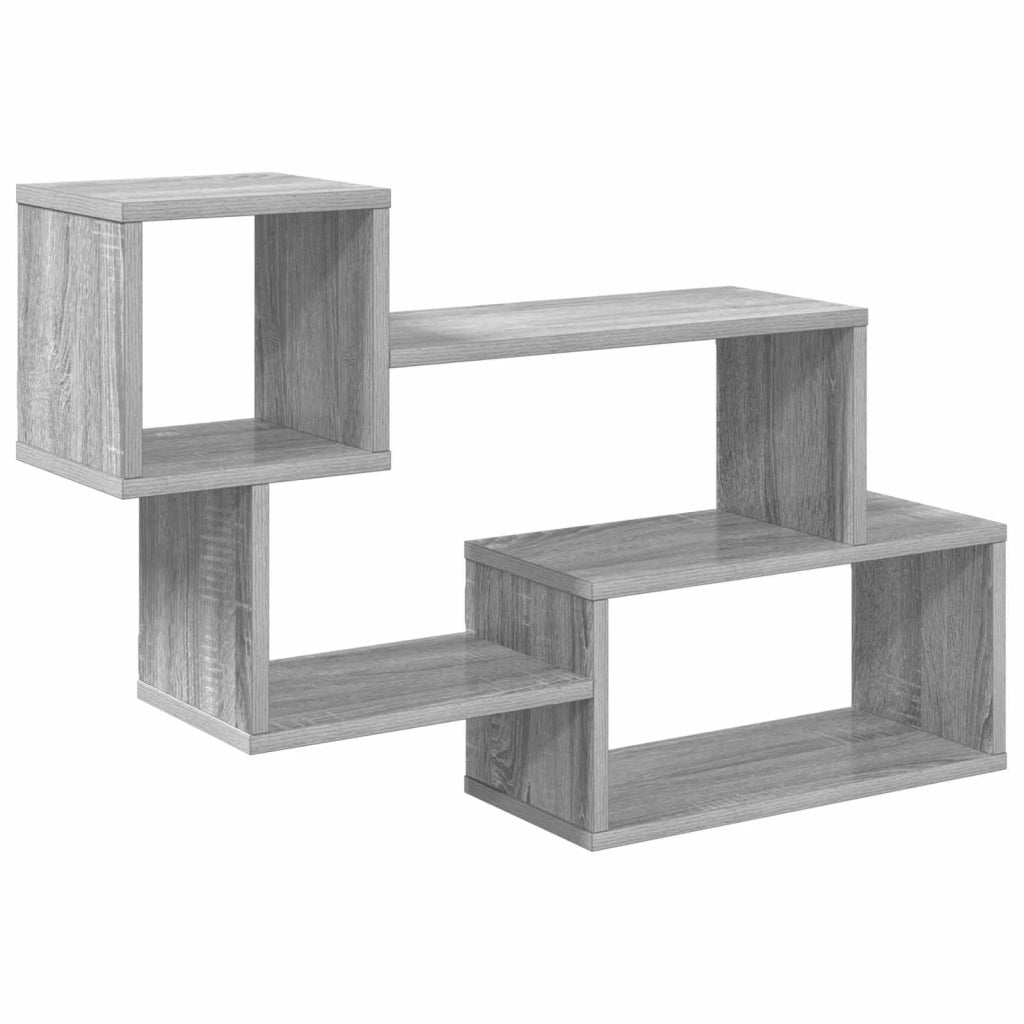 Mensola sospesa A parete Sonoma grigio 87 x 20 x 55 cm 8012097
