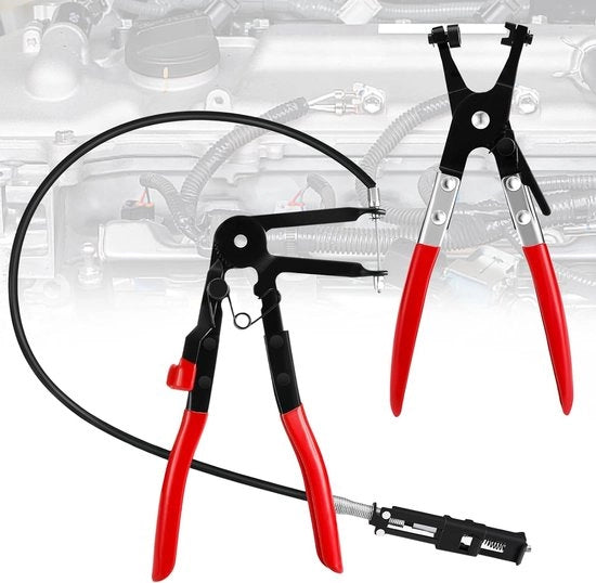 Impianto di fissaggio per tubi 2 pezzi con collo rettilineo clip per tubi con collo rettilineo clip per cinture a molla per attrezzi per la manutenzione delle auto