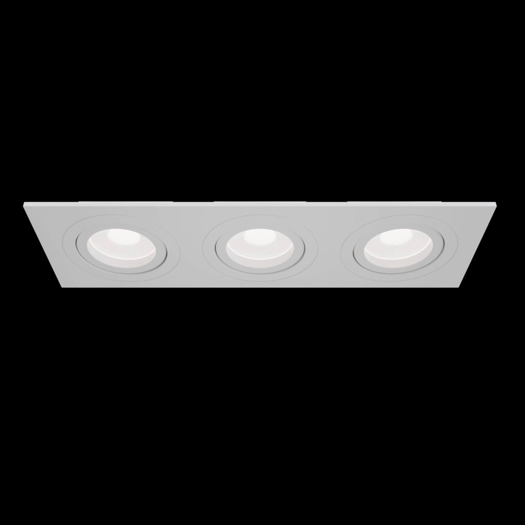 Faretto da incasso Downlight in Alluminio Atom Bianco