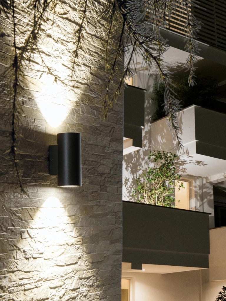 APPLIQUE DOPPIO LED 'SINO' 12 W 500 lumen - grigio  - SOVIL