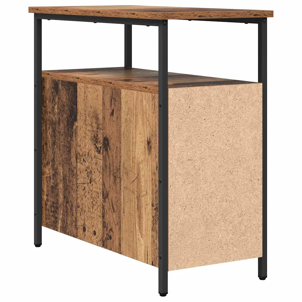 Armadio da Notte con cassetto Legno vecchio 30 x 60 x 60 cm 871271