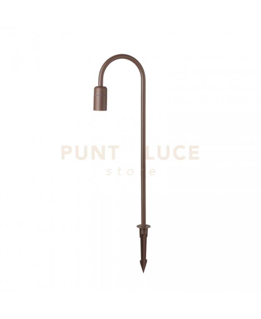 LAMPIONE DA GIARDINO GARDEN SPIKES MARRONE IN ALLUMINIO 3000k