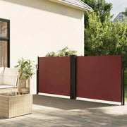Tenda da Sole Laterale Retrattile-Tenda parasole per balcone per giardino Marrone 100x600 cm 668596