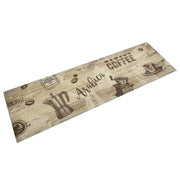 Tappeto da Cucina Lavabile Marrone CaffÃ¨ 45x150 cm in Vellutocod mxl 115015