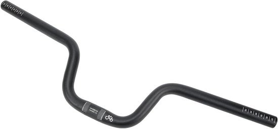 Alimetto plus - Manubrio in alluminio per biciclette nere, 120mm di altezza regolabile, adatto per bici da gravel, mountain bike e BMX