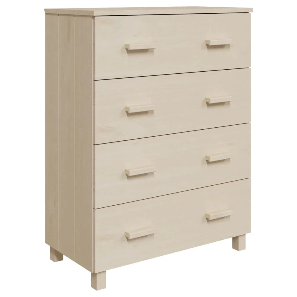 Buffet credenza cassettiera armadio mobile contenitore organizer per cucina soggiorno salotto 79 x 40 x 103,5 cm legno di pino massiccio marrone 02_0032175