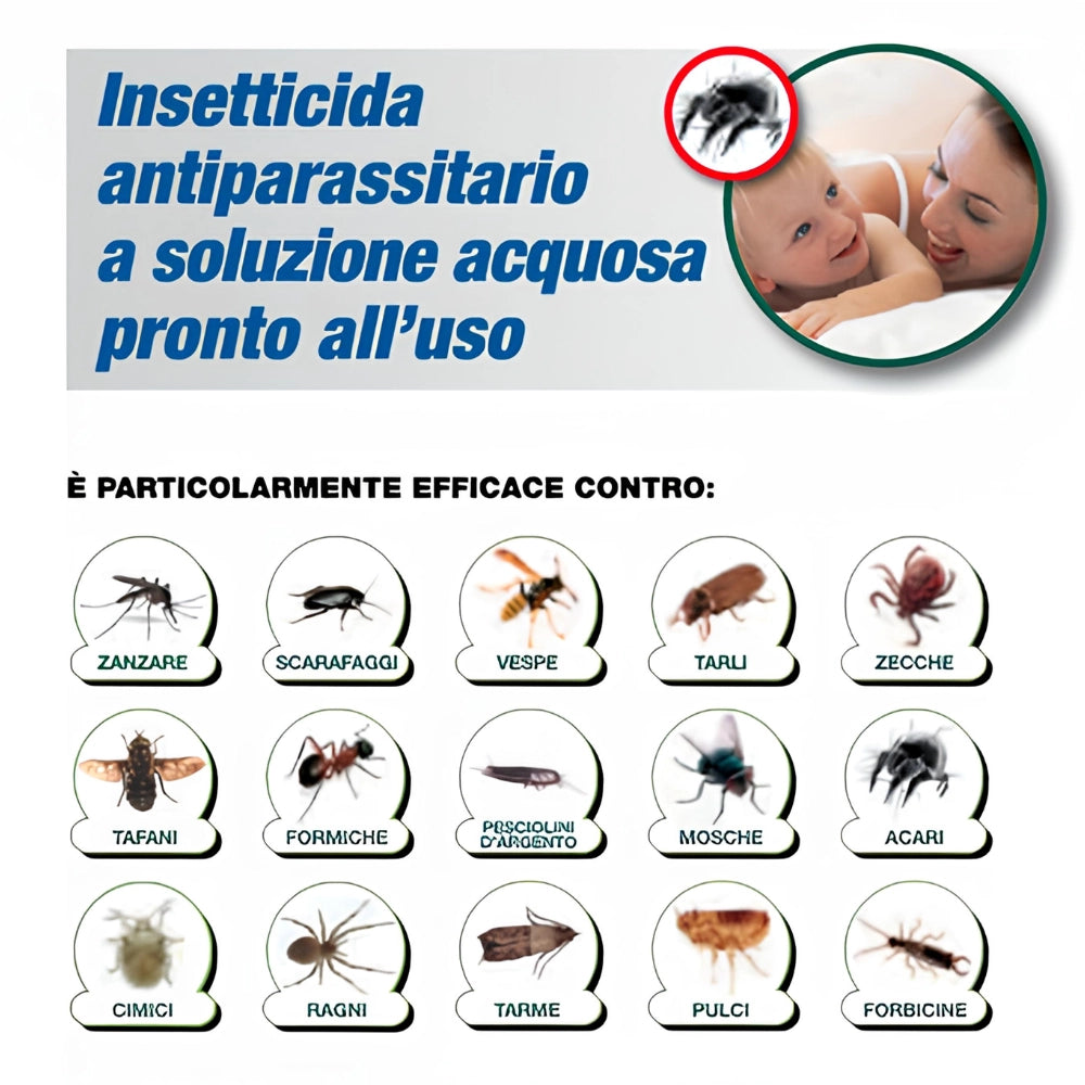 Insetticida antiparassitario universale insetti parassiti 5 litri ekokiller