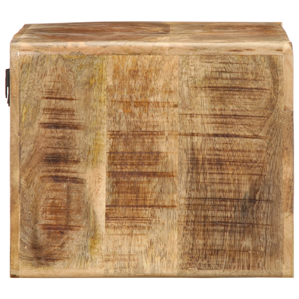 Mobile per TV 60x30x25 cm in legno massello di mango grezzo