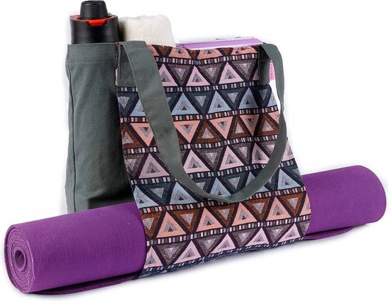 Matte per yoga, borsa per donne, mat per yoga, borsa da portare per yoga, pilates o ginnastica, leggera e pratica, Thermikoa