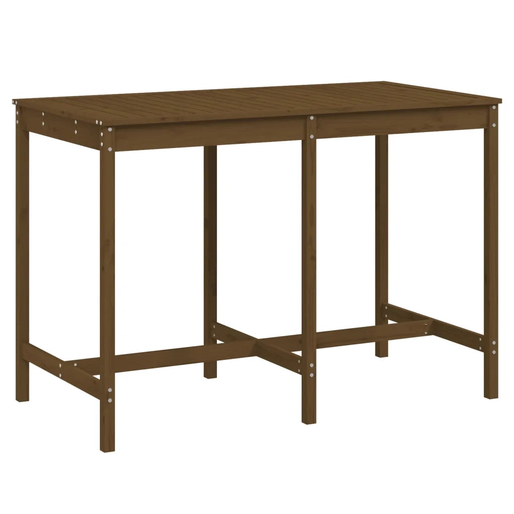Tavolo da Giardino | Tavolino da esterno Ambra 159,5x82,5x110cm Legno Massello Pino