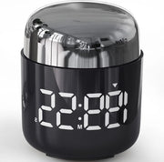 Timer digitale per cucina - contatore countdown e countup con grande display LED - regolazione del volume - timer per cucinare - orologio per classe - per bambini e insegnanti - timer per doccia in acciaio inox