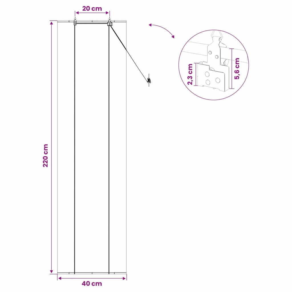 Tenda a rullo Naturale 40 x 220 cm Bambù 42039681