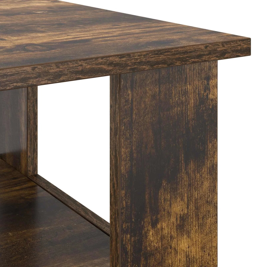 Tavolino da salotto | Tavolino da caff¨¨ | Tavolino da Soggiorno Rovere fum¨¦ 90 x 50 x 45 cm
