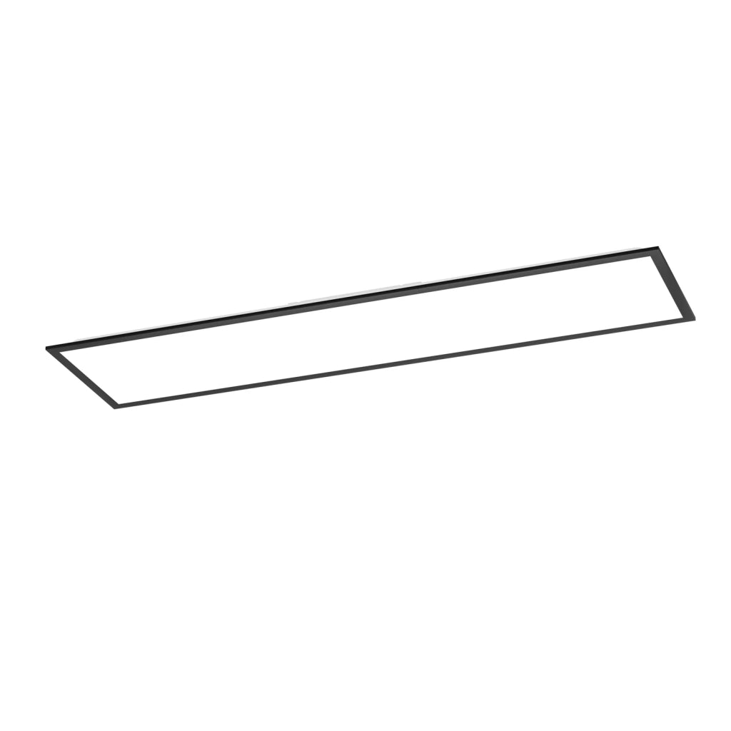 Plafoniera Moderna Moradillo Acciaio Nero Plastica Led 33W 4300Lm Ip20