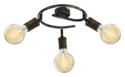 Plafoniera industriale Rabalux Fidel 3xE27 oro antico