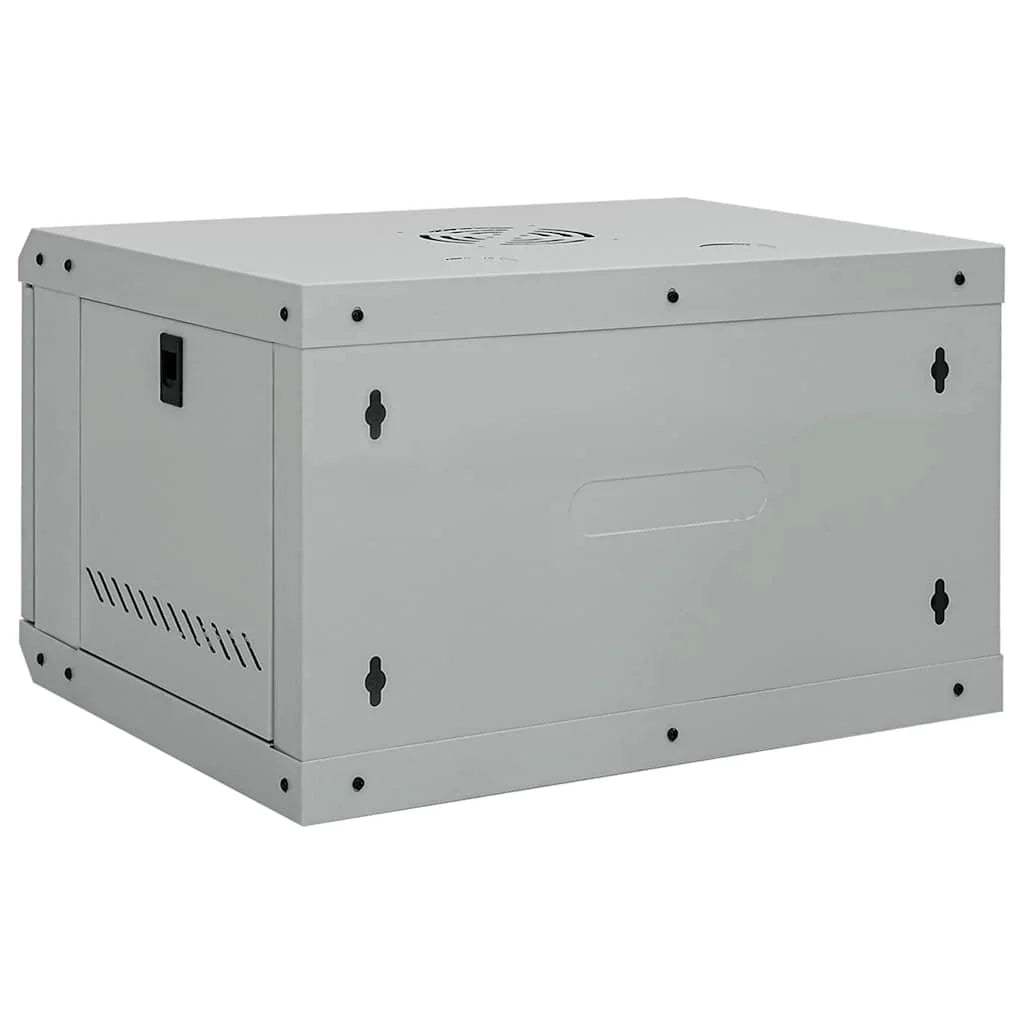 Armadio di rete industriale a parete 53 x 45 x 30 cm sicuro design elegante acciaio grigio 02_0059078