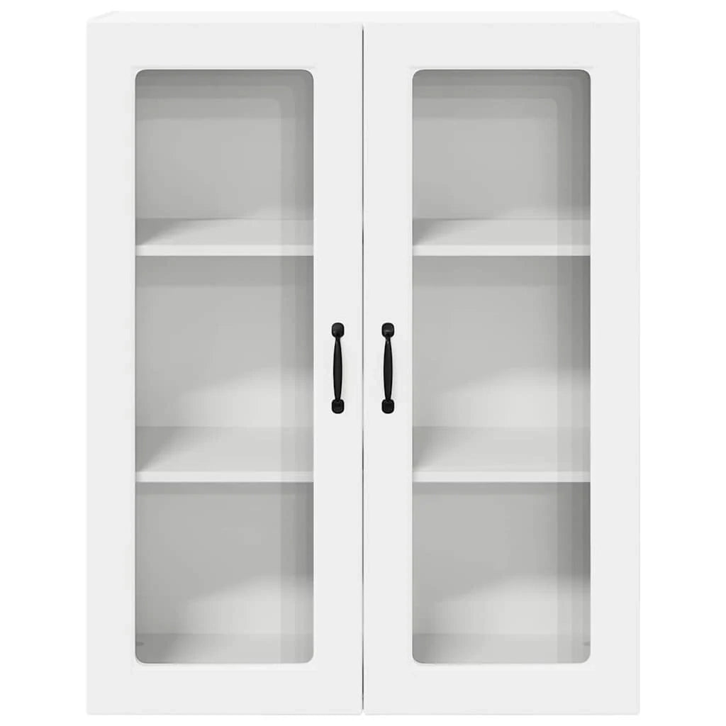 Mobile da cucina modernizzato con ampio spazio contenitivo 80 x 31 x 100 cm legno composito bianco 02_0053833