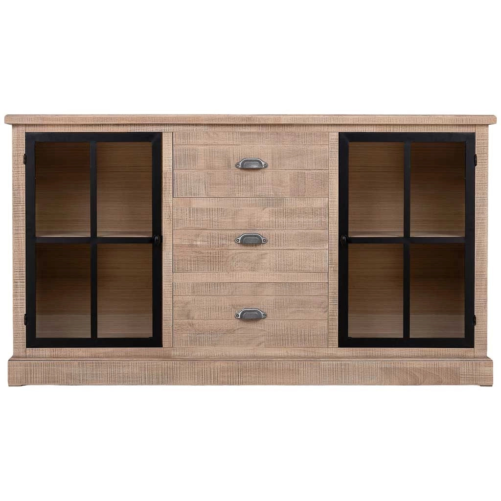 Credenza in legno marrone 150x40x83h cm