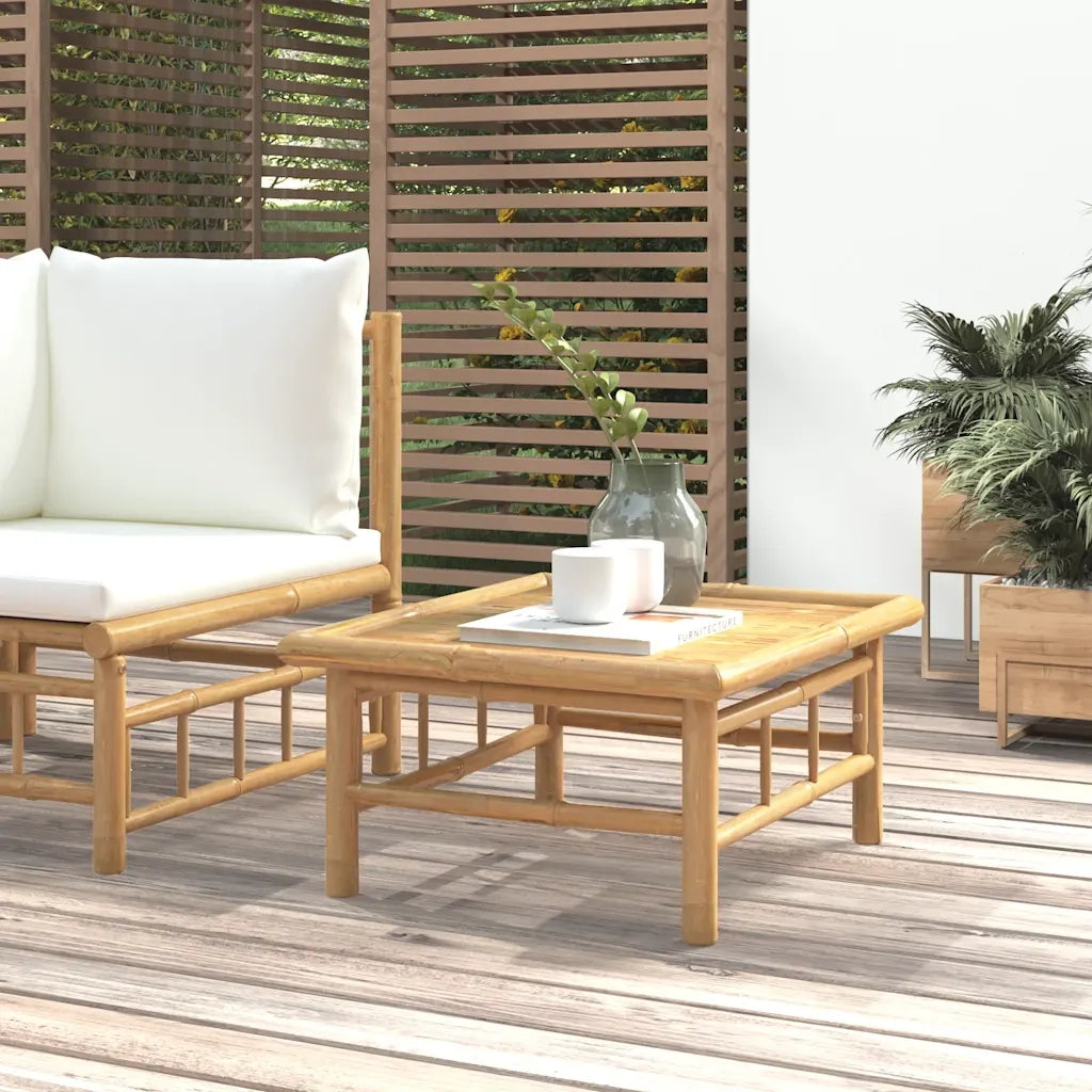 Tavolino da Giardino-Tavolo da Esterno 65x55x30 cm in Bamb¨´ 494426