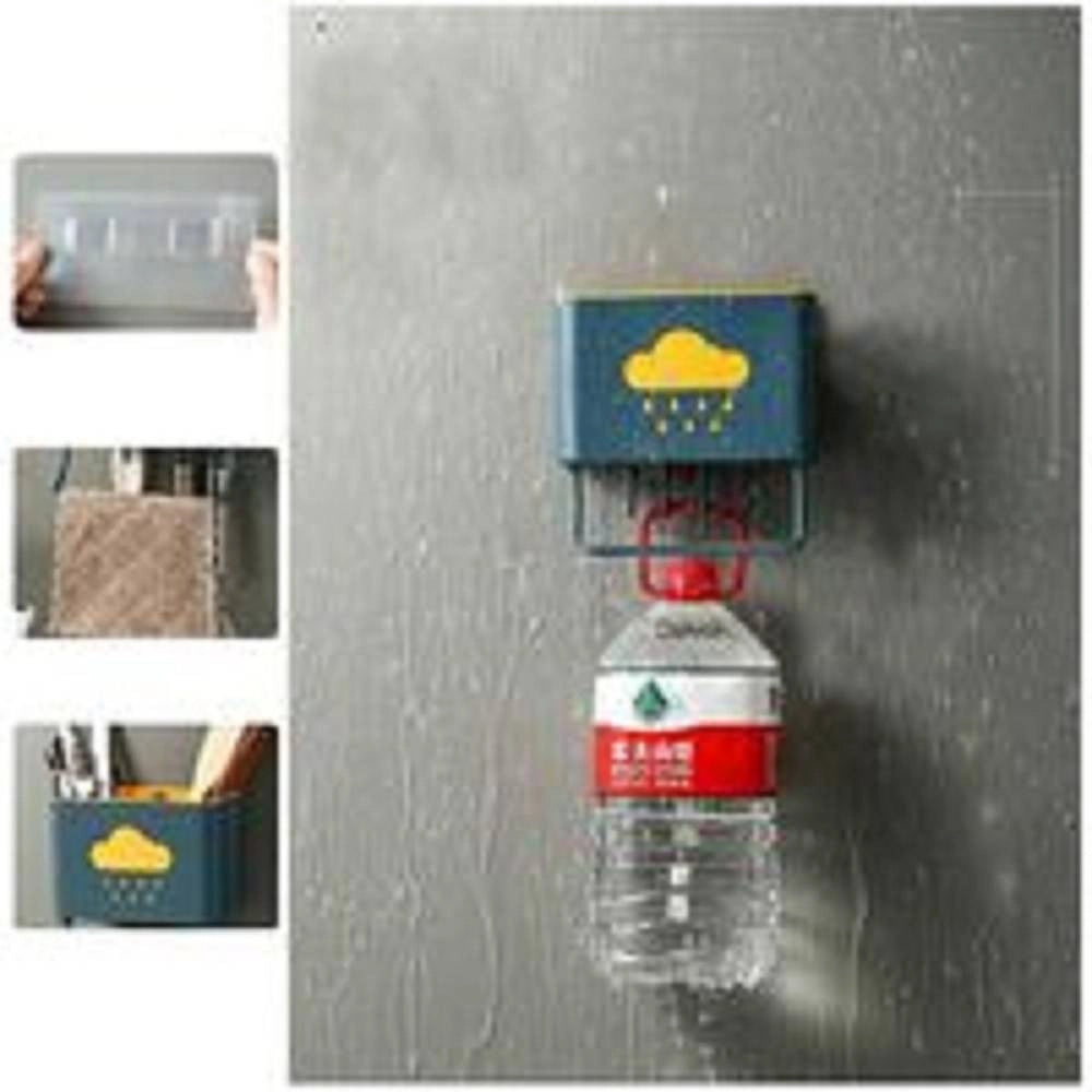 Trade Shop - Cestello Porta Bacchette Posate Cucchiaio Spatole Scarico Con Ganci Parete 70214 -