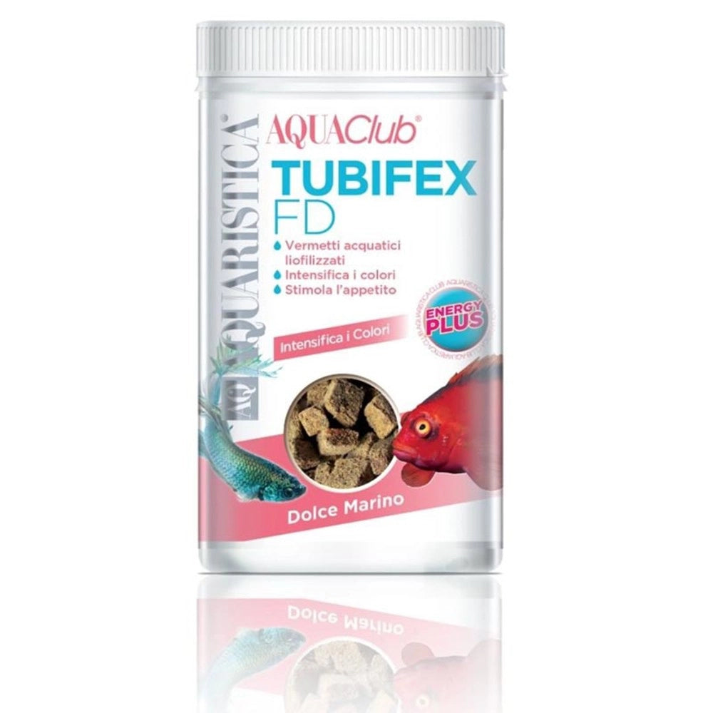 Aquaristica Tubifex FD -Tubifex Rivulorum liofilizzati per pesci marini e d'acqua dolce Formato: 170 ml