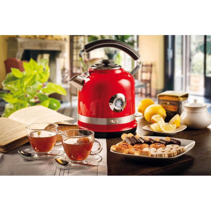 Bollitore Elettrico con Autospegnimento - 2000 Watt - 1,7 Litri - Rosso