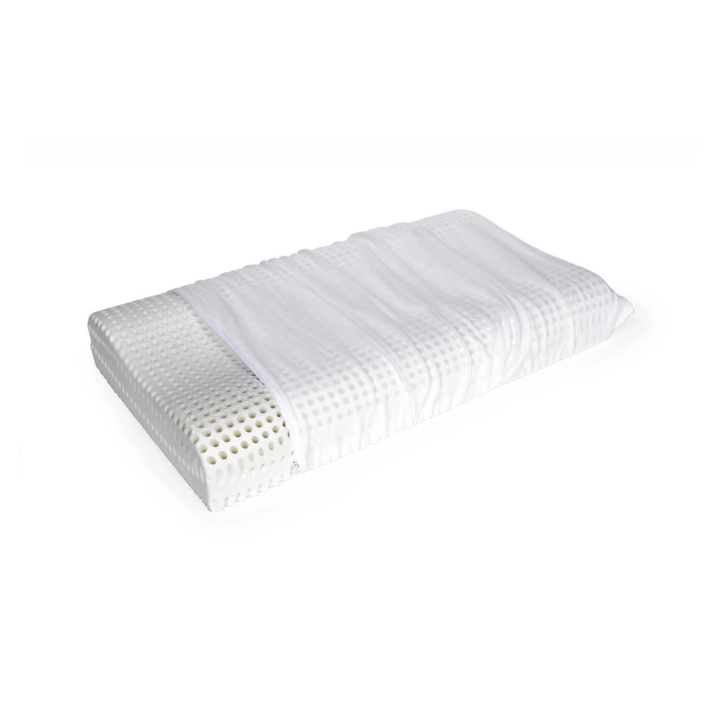 Talamo Italia Cuscino per Origano, 100% Made in Itala, Guanciale sfoderabile Ortocervicale, in Memory Foam forato, Anallergico e Traspirante, 70x41xh11,5 cm.