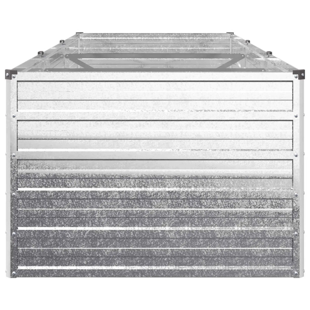 Letto rialzato da giardino Argento 240 x 80 x 55 cm 8006412