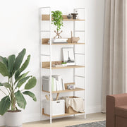 Scaffale Libri 5 Ripiani Rovere 60x27,6x158,5 Legno Multistrato 288229