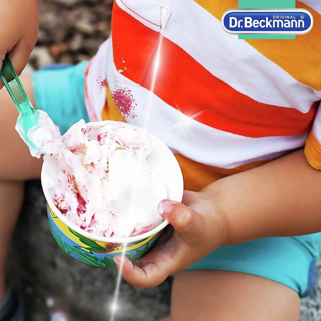 Dr. Beckmann Il Dissolvi Macchie Sangue & Proteine, specifico per macchie difficili come sangue e gelato, 6x50ml