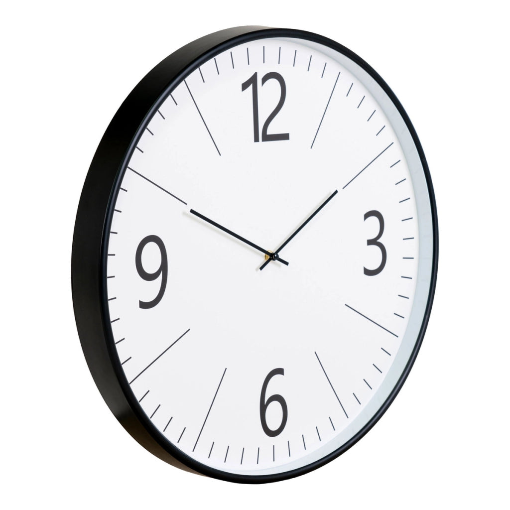 Orologio da Parete Biel, Bianco, Plastica, 5x51x51 cm