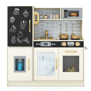 Cucina giocattolo per giochi di ruolo 82 x 24 x 80 cm con graziosi accessori atmosfera accogliente MDF beige 20_0018814