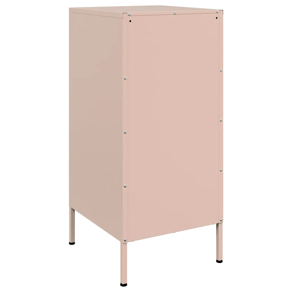 Credenze 2 pz Rosa 36x39x79 cm in Acciaio 843015